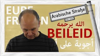 العمر الك !! - أجوبة على أسئلتكم - EURE FRAGEN-Herzliches Beileid