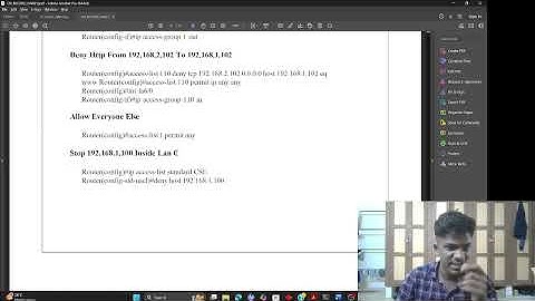 Securing Network Traffic with ACL Configuration | CN Lab Exercise 10 | Hari Prasad | URK23CS7072