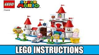 LEGO Instructions | How to Build | Super Mario | 71408 | Princess Peach's Castle Expansion Set screenshot 3