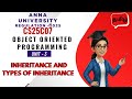 Inheritance and types of inheritance in C++ in Object Oriented Programming Tamil | CS25C07 | OOP .