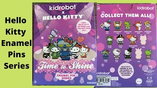 Hello Kitty x Kidrobot Time to Shine Enamel Pin Series