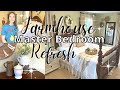 FARMHOUSE MASTER BEDROOM MAKEOVER | REDECORATING IDEAS | Clean and Decorate With Me for Summer