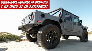 Ultra Rare Hummer H1 Open Top 1 of Only 21 in Existence!