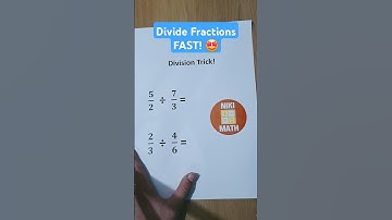 Easy Math Tricks Never Taught in School 😊 #math #mathtricks #fractions