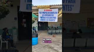 Hospital de San Pablo Huixtepec, Oaxaca en crisis: sin medicamentos ni insumos.