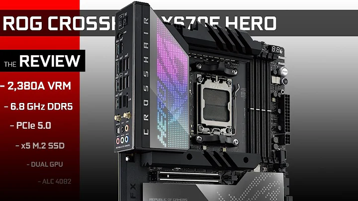 ROG Crosshair X 670E Hero：冇需求再有英雄！