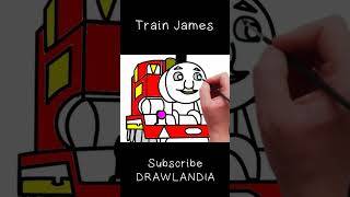 Train James Coloring from Thomas & Friends ❤️