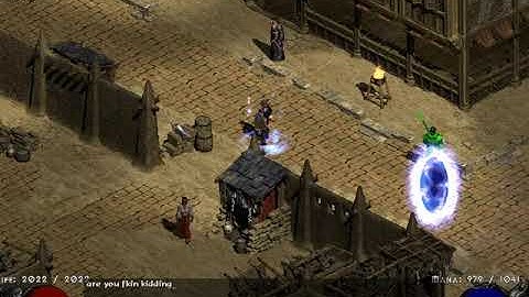 Diablo 2 - Jah Rune Drop - Holy Grail (Single Player / Plugy)