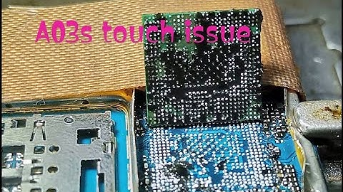 Samsung Galaxy A03s Dead & Solution Touch  Fix CPU Reball Full Process