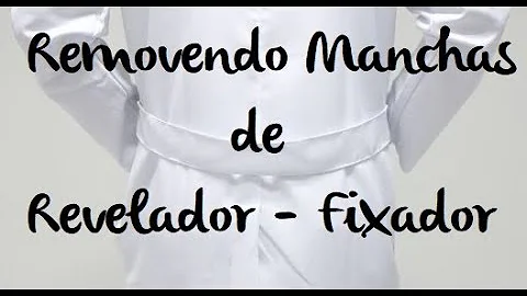 Como fazer o descarte de revelador e fixador?