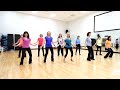 The final  line dance dance  teach in english  