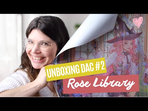 Unboxing Diamond Art Club ✨ Rose Library – Huge favorite? - YouTube