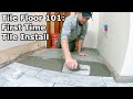 Tile Floor 101 | Step by Step How to Install Tile for the First Time