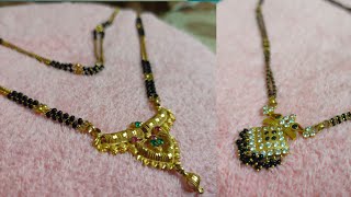 My Gold Black Beads Collection,Long, short,andhra special