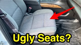 HOW TO FIX: old ugly seats in your car - Chevy Tahoe, Suburban, GMC Yukon seat covers setup &amp; review