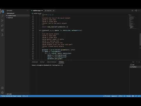 co-writing a simple neural network in torch with Github's Copilot AI
