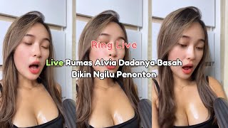 Live Rumas Alvia Dadanya Basah Bikin Ngilu Penonton