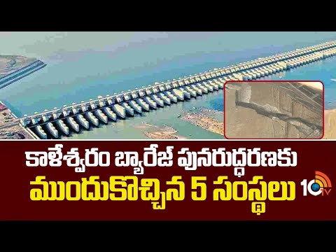 Renovation Works Of Kaleshwaram Barrage | కాళేశ్వరం బ్యారేజ్ పునరుద్ధరణకు ముందుకొచ్చిన 5 సంస్థలు - 10TVNEWSTELUGU