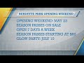 Big weekend for Burdette Park 2026 Opening Day (5/21/2026)