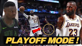 LAKERS vs PELICANS | LEBRON JAMES at ANTHONY DAVIS PLAYOFF MODE NA | LAKERS TINAMBAKAN ang PELICANS