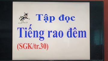 Tập đọc lớp 5-Tiếng rao đêm