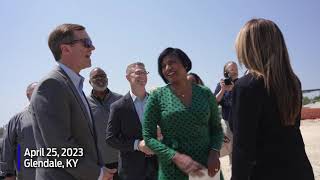 Ford and Kentucky Leaders Break Ground on BlueOval SK Battery Park Training Center