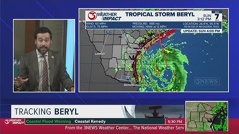 Here's where Beryl is headed (5:30PM update)