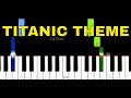 My heart will go on - Titanic Easy piano tutorial