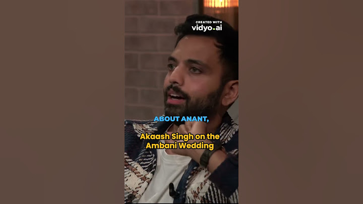 @akaashsinghcomedy  talks about the Ambani Wedding
