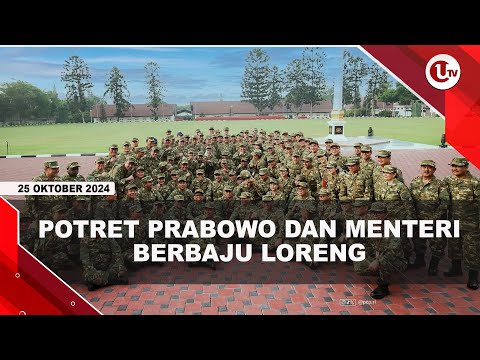 PRABOWO DAN PARA MENTERI LATIHAN BARIS-BERBARIS DI AKMIL | U-NEWS