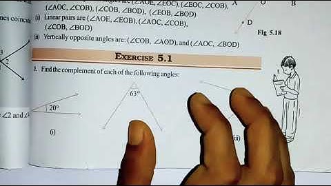 CLASS VII-MATHS-NCERT Ls.5 Lines and Angles-Q.1,Q.2,Q.3-EX 5.1 #youtube #subscribe #video #trending