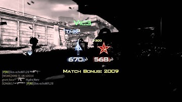 MW3- MSR Triple Feed Game Winning Kill