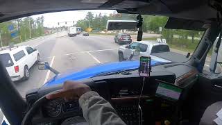 Truck driver vlog at Lowes Swift transportation driver day in the life