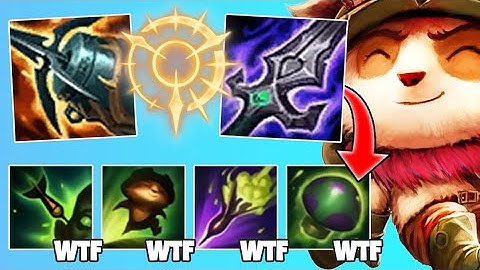 TEEMO... BUT EVERY AUTO TRIGGERS 13 ON HIT PROCS?! TEEMO S11 TOP GAMEPLAY! - League of Legends