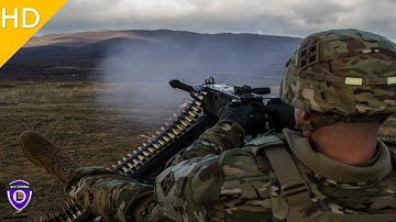 Scary! M240B and M249 Machine Guns Qualification Training