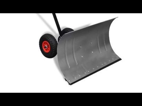 Build a Rolling Snow Pusher || Awesome Invention Idea