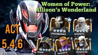 MCOC - Women of Power: Allisons Wonderland - ACT 5.4.6 w/ 4* Crossbones, 4* Magneto H of X and Co.