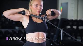 Seated Rope Pull to Neck