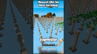 Minecraft AMA Tüm Dünya End Çubuğu 🥀🥀