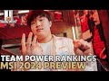 Msi2024 full team power rankings  does the west stand a chance