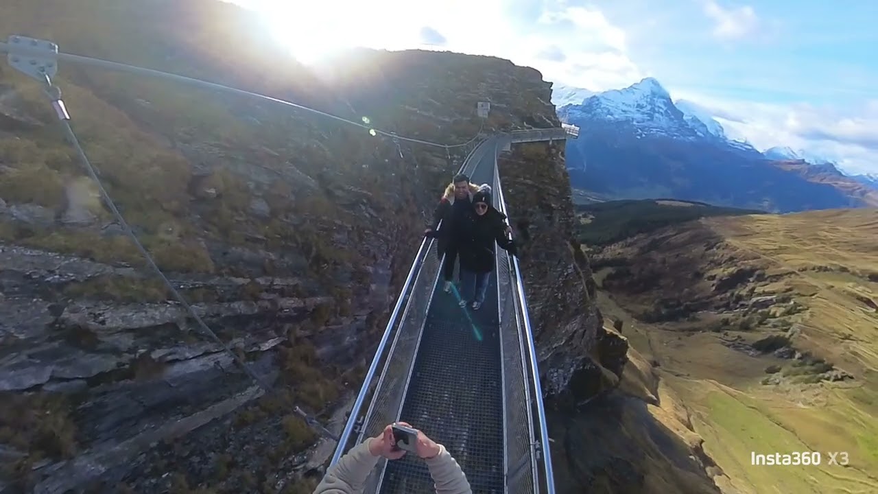 First Cliff Walk at Grindelwald First 