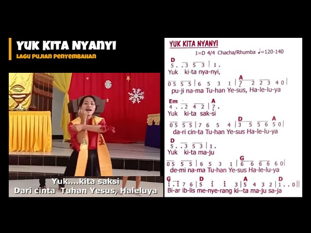 Yuk Kita Nyanyi  |  Lagu Sekolah Minggu class=