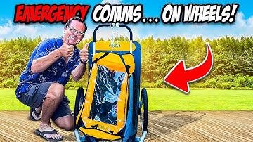 A Ham Radio FIRST – VTOMAN Powers My Emergency Comms Trailer!#solarpanel#vanlife #hamradio #antenna