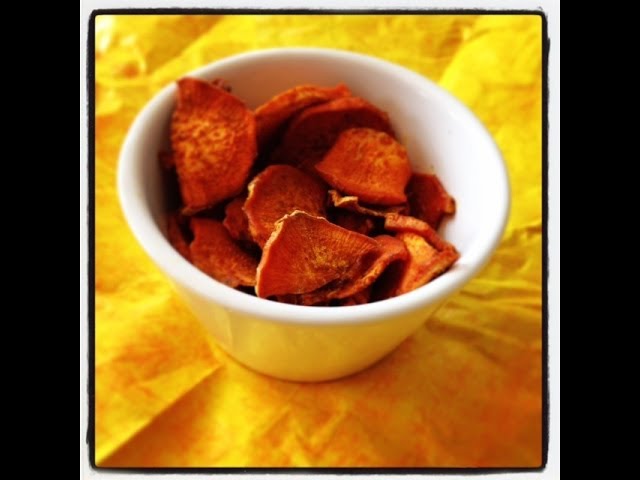 Curried Sweet Potato Chips Recipe - Healthy Summer Snack Ideas | Eat East Indian