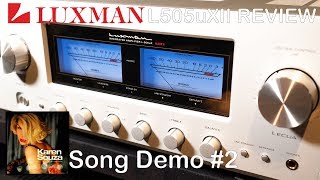 Luxman L505uXII Integrated HiFi Amplifier Review Song Demo #2 + Chord Qutest KEF Reference JPlay