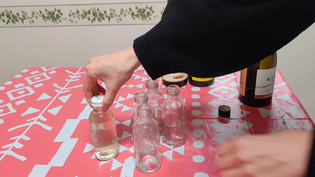 ソムリエ　ワインエキスパート二次試験対策　小瓶詰め替え法