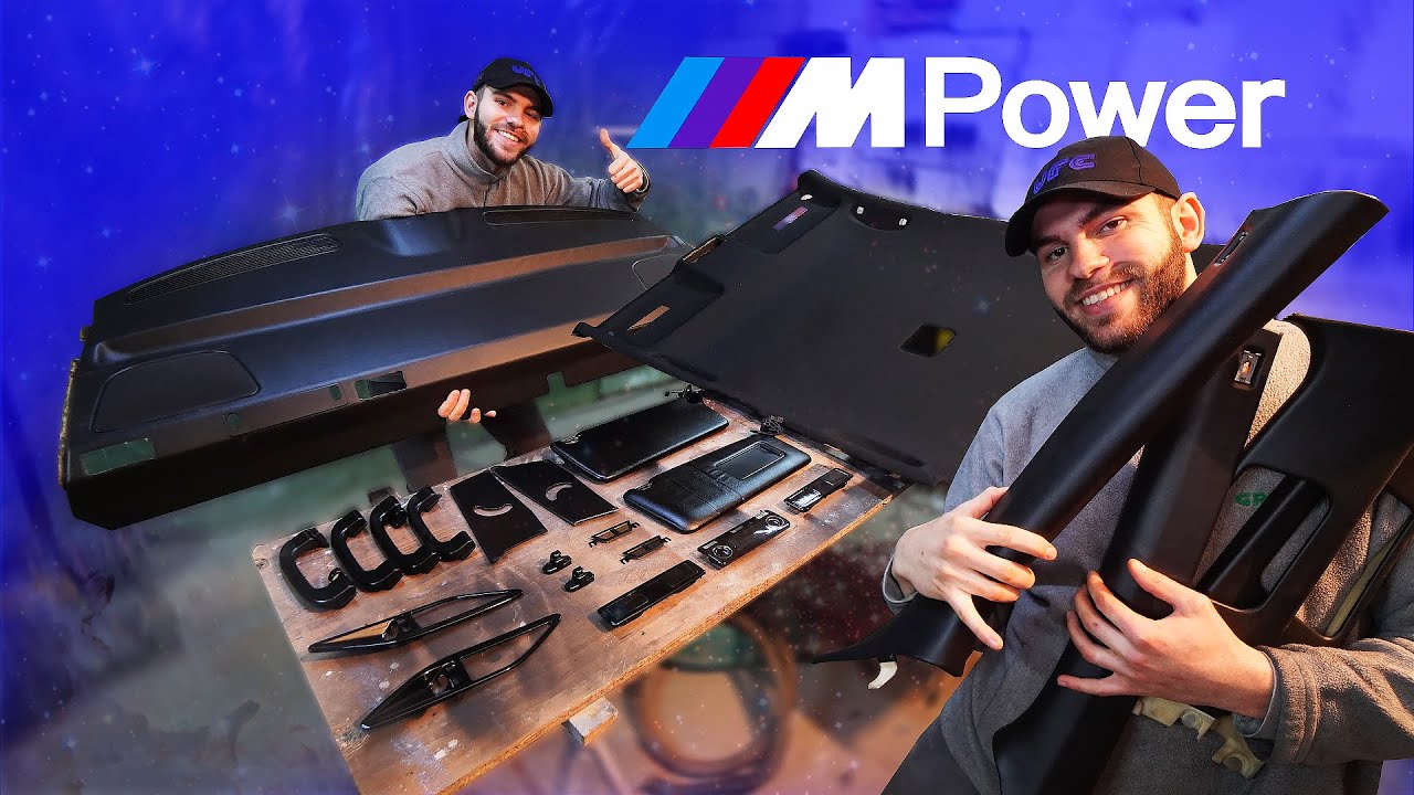 Noul interior FULL BLACK pentru BMW-ul E39 Sedan (: