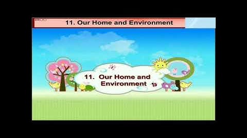 std. 5th l Sub. EVS 1 l chapter no.  11 l Our Home and Environment