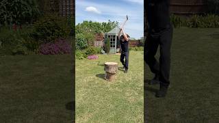 Half Time Tree #axe #choppingwood #fun #lumberjack #exercise #stressrelief