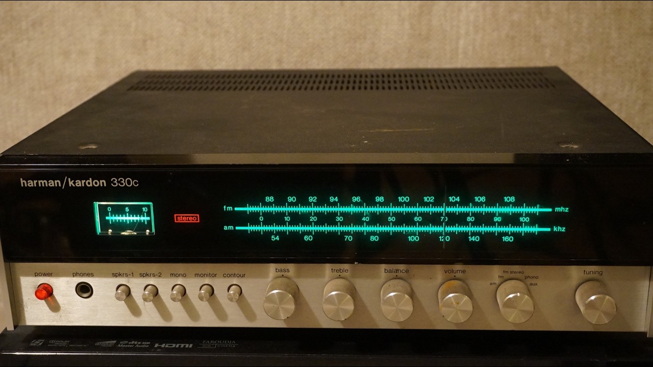 И еще один ресивер Harman/Kardon 330C, но уже из семидесятых